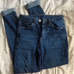 Topshop Skinny midwaist blue jeans